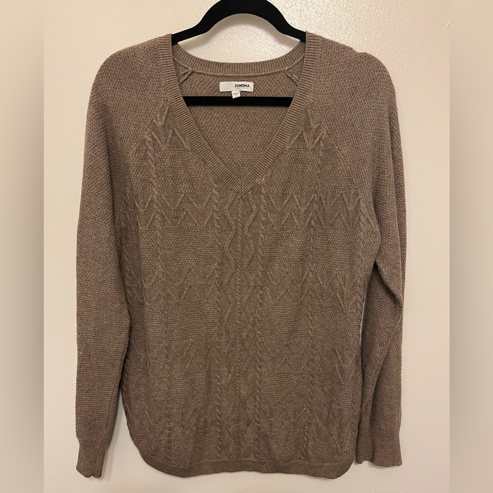 Brown sweater